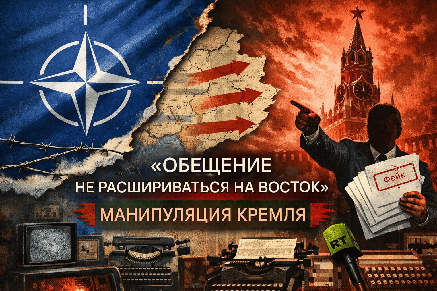 Обещания НАТО о не расширении на Восток- фейк кремлёвской пропаганды